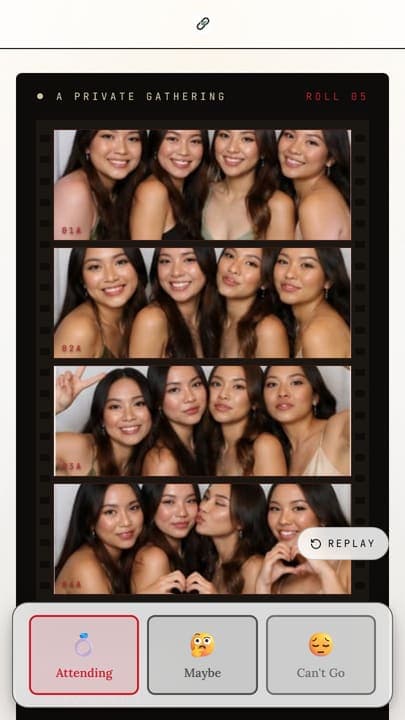 Filmstrip template preview