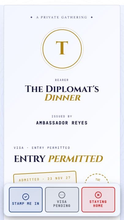 Passport template preview