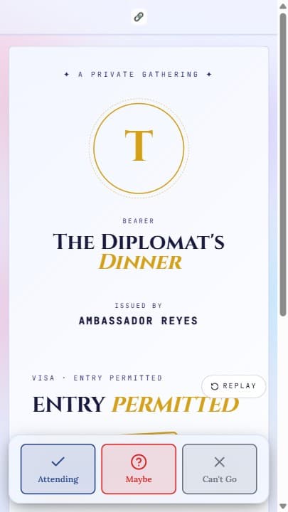 Passport template preview