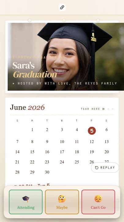 Photo Calendar template preview