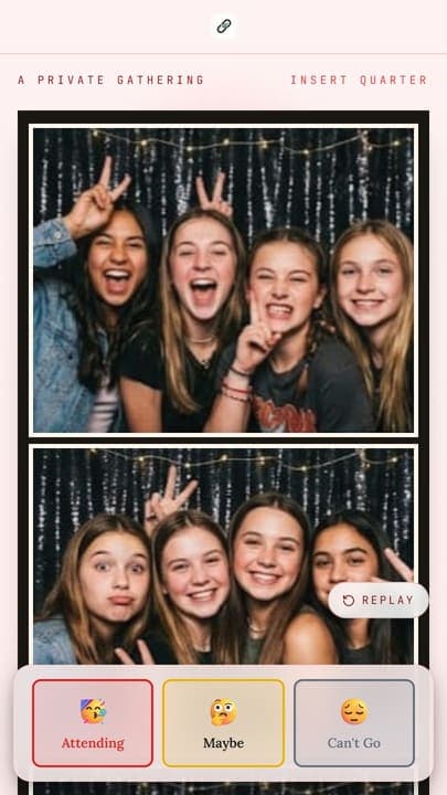 Photobooth Strip template preview