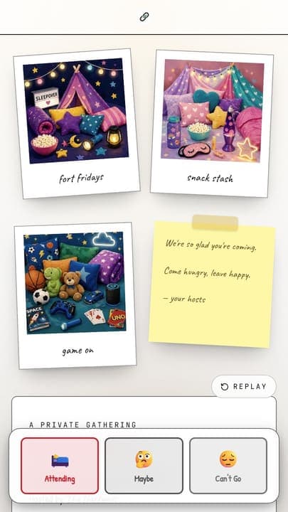 Polaroid template preview