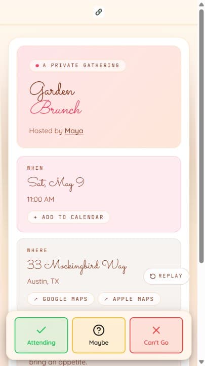 Postcard template preview