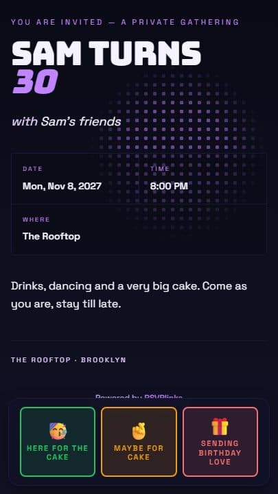 Poster, Birthday template preview